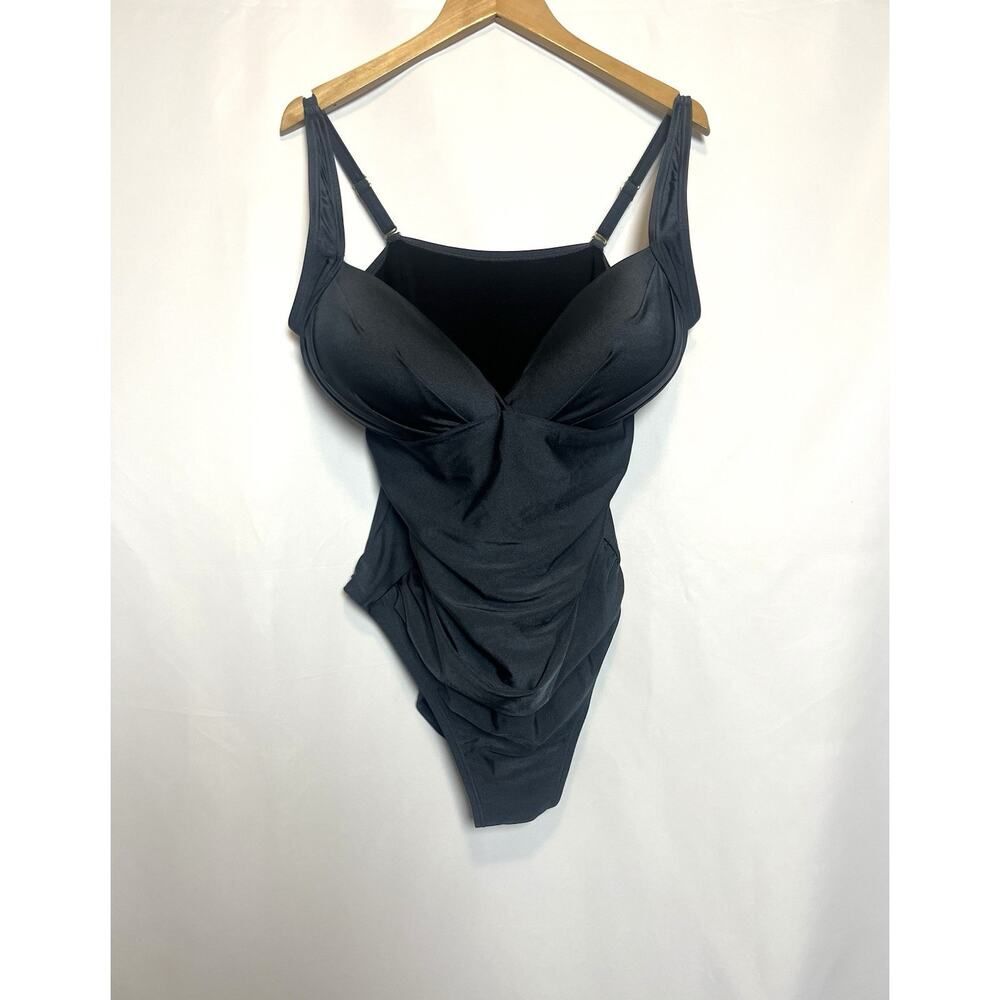 Swimsuits for All Ruched Front One Piece Swimsuit SIZE 20W